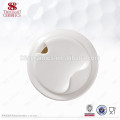 Weiße runde einzigartige Zuckerschüssel mit Löffeldeckel für Restaurant